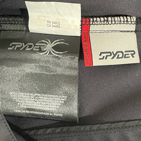 Spyder XTL Women's 8 Black Snow Pant Countess Bonded Stretch Sleek Winter Skiing - Picture 3 of 16